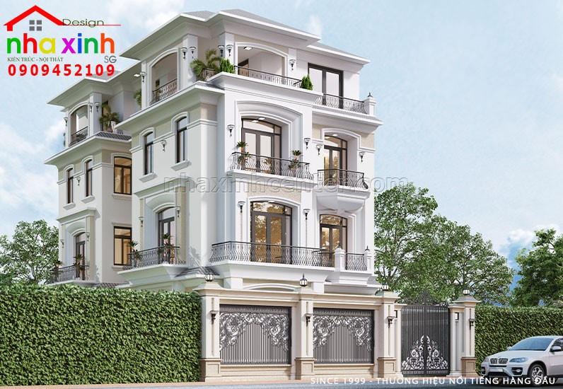 Biệt Thự Cổ Điển Châu Âu 3 Tầng | Chú Thái Ô Tô Sài Gòn | Quận 2 | BT-100